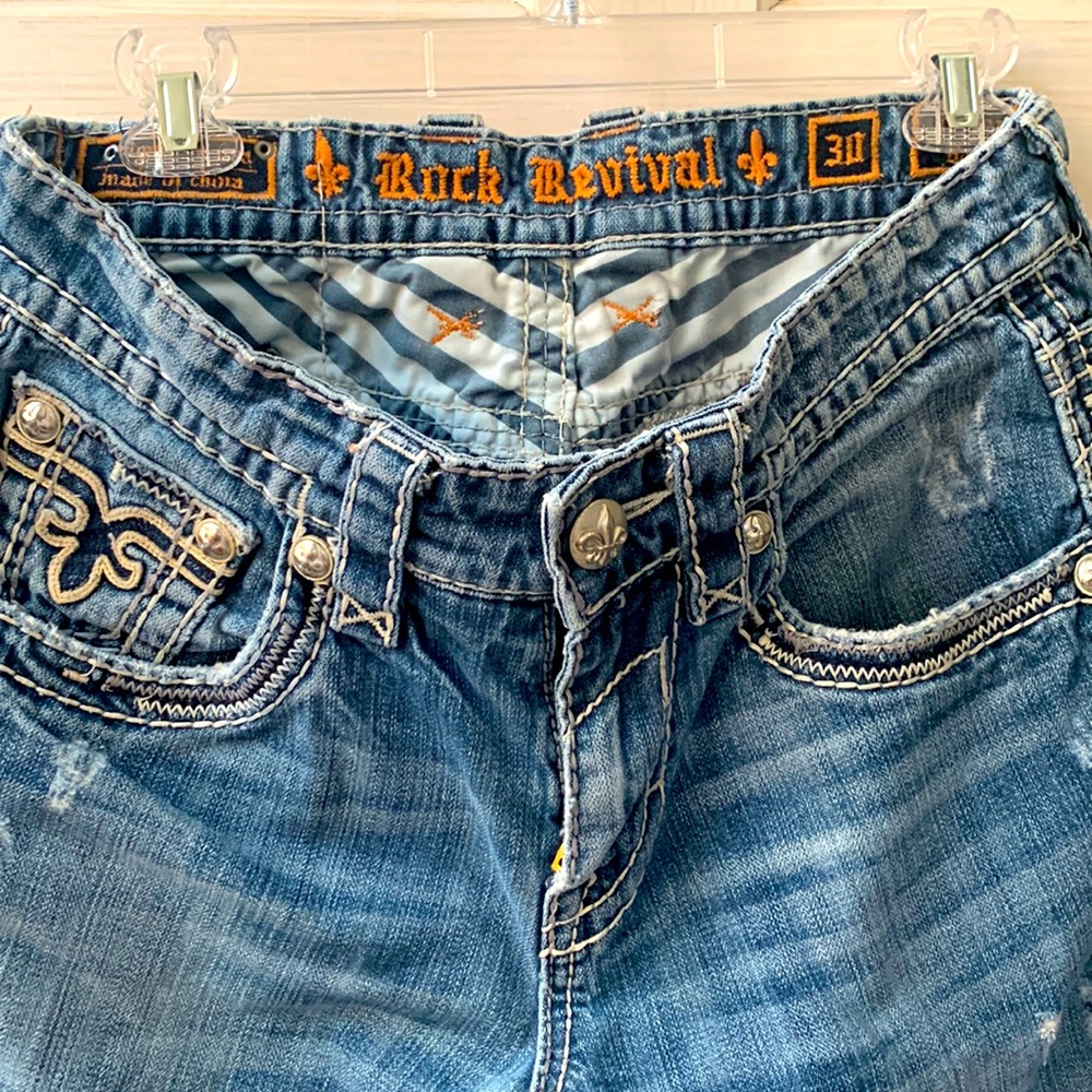 Rock revival mens jeans, size 30, used.